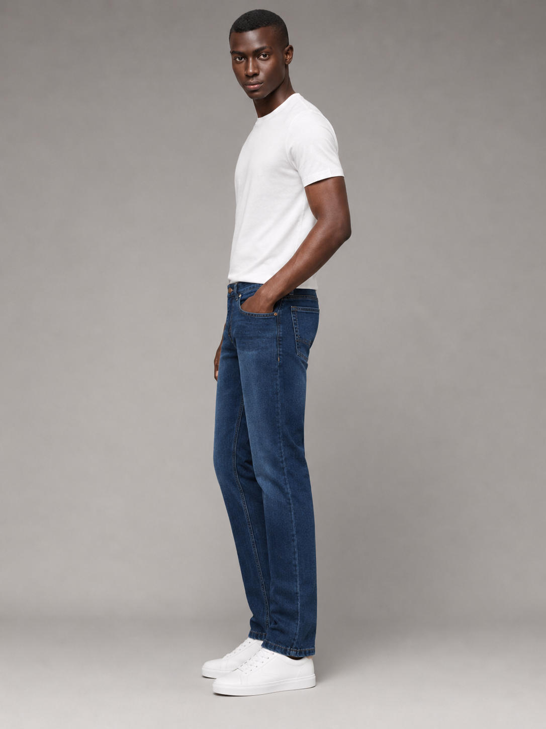 SPARKY Men's Solid Slim Fit Premium Denim Jeans | Stylish Casual Jeans for Men