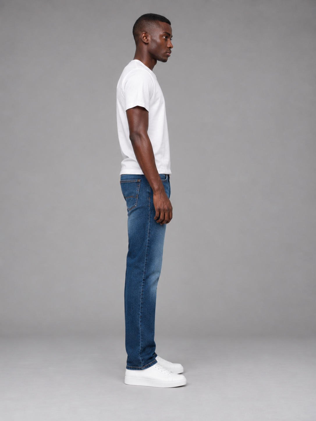 SPARKY Men's Slim Fit Denim Jeans Blue