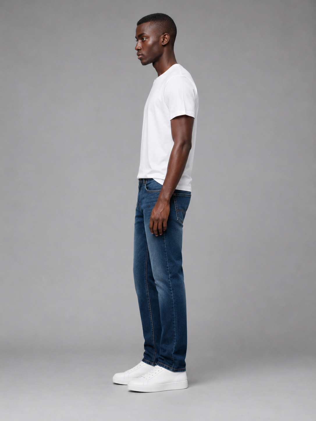 SPARKY Men's Slim Fit Denim Jeans Blue