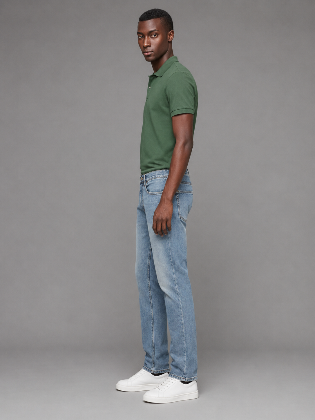 SPARKY Men's Straight Fit Denim Jeans Light Blue