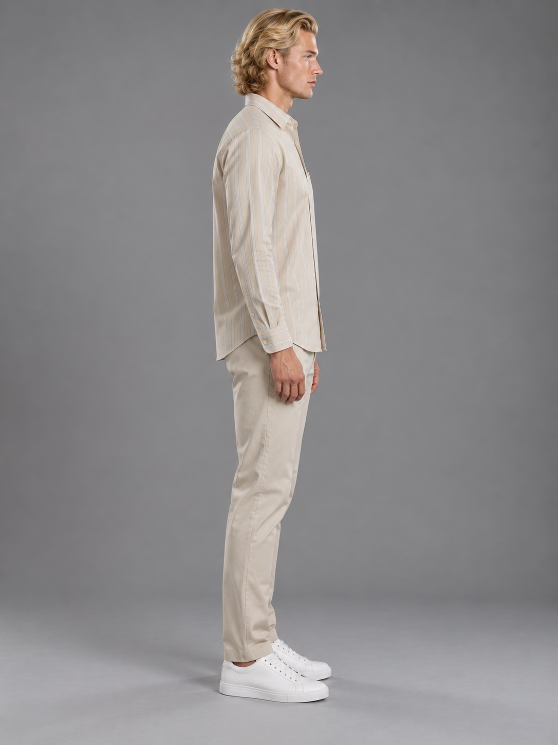 Men Beige Colour Premium Shirt