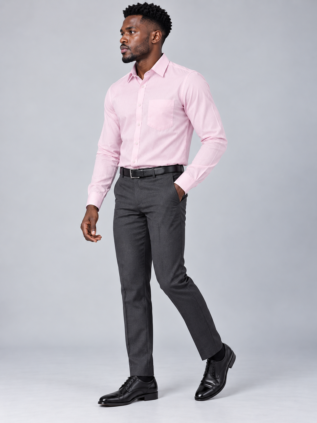 Men`s Pink Colour Premium Shirt