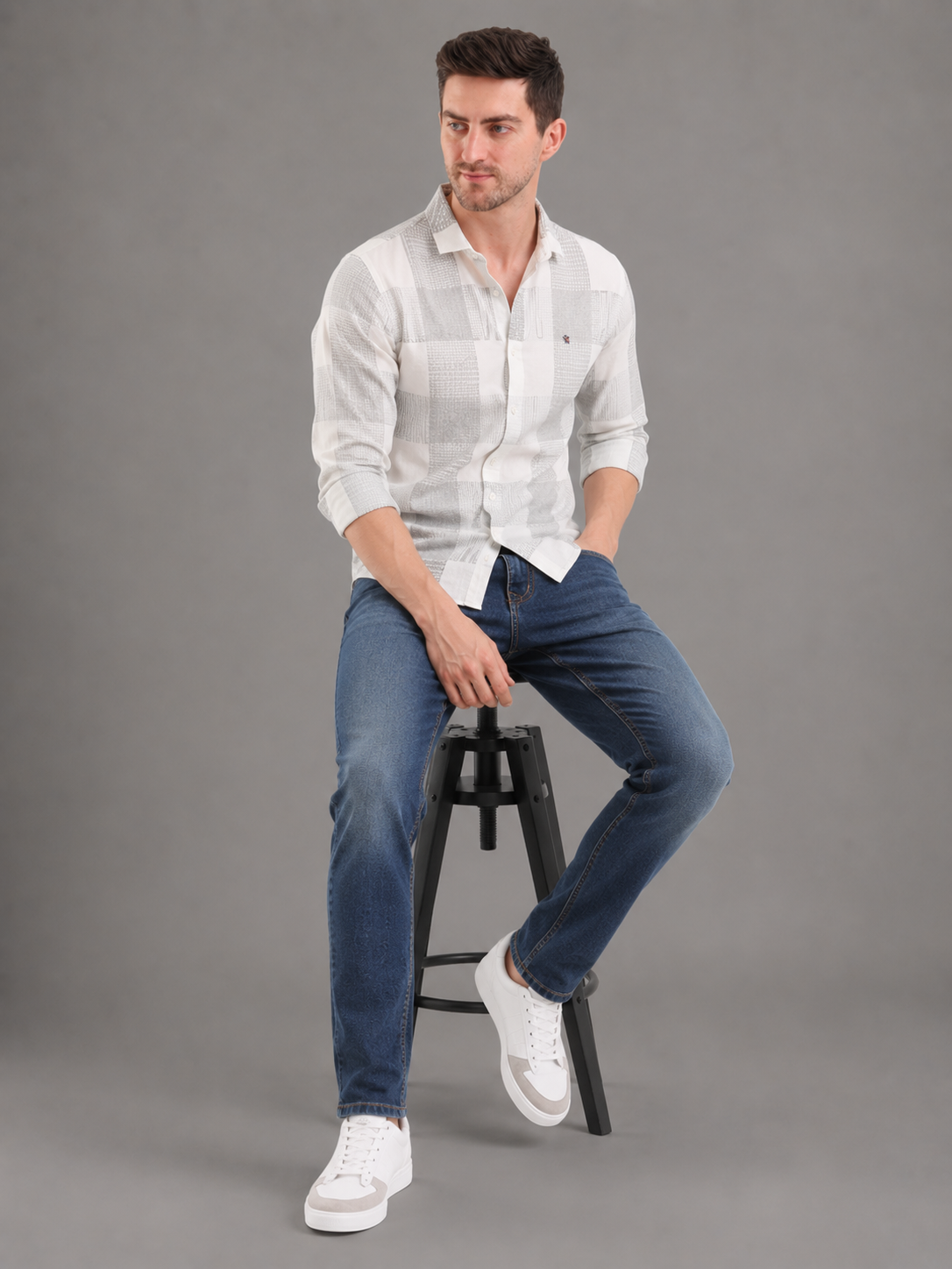 SPARKY Men | Stretch Narrow Fit | Blue Jeans | Premium Casual Denim