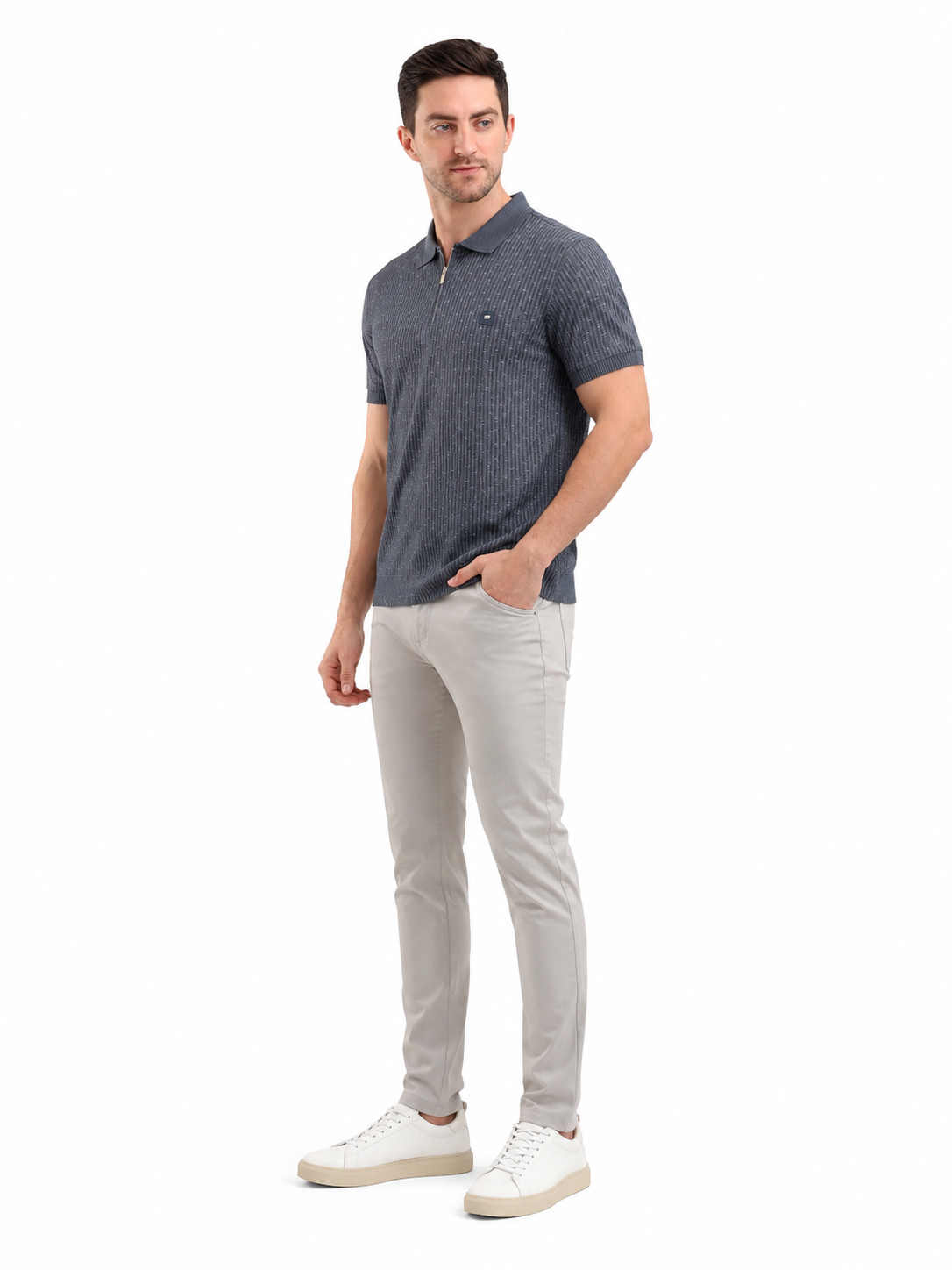 SPARKY Men Navy Blue Polo T-Shirt | Soft Cotton Premium Quality