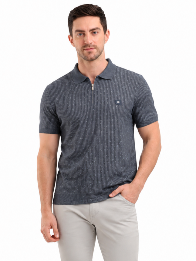 SPARKY Men Navy Blue Polo T-Shirt | Soft Cotton Premium Quality