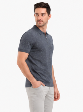SPARKY Men Navy Blue Polo T-Shirt | Soft Cotton Premium Quality