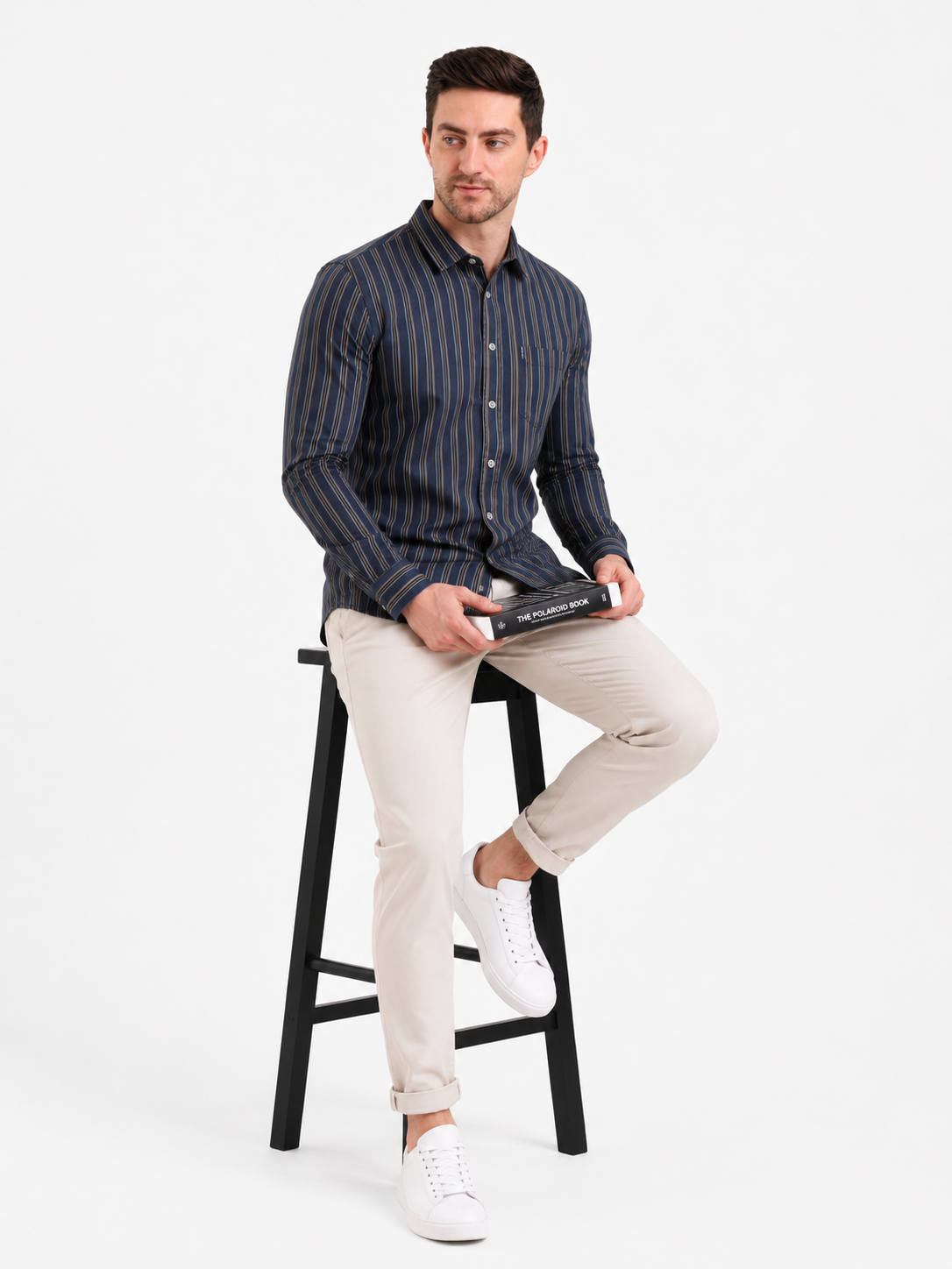 SPARKY Men Premium Formal Shirt | Lightweight Breathable Cotton Shirt Blue Color
