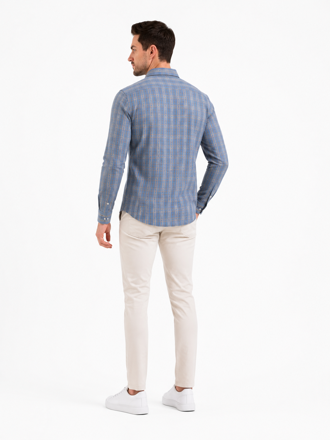 SPARKY Men Formal Business Shirt | Modern Stylish Full Sleeve Shirt Gray Color