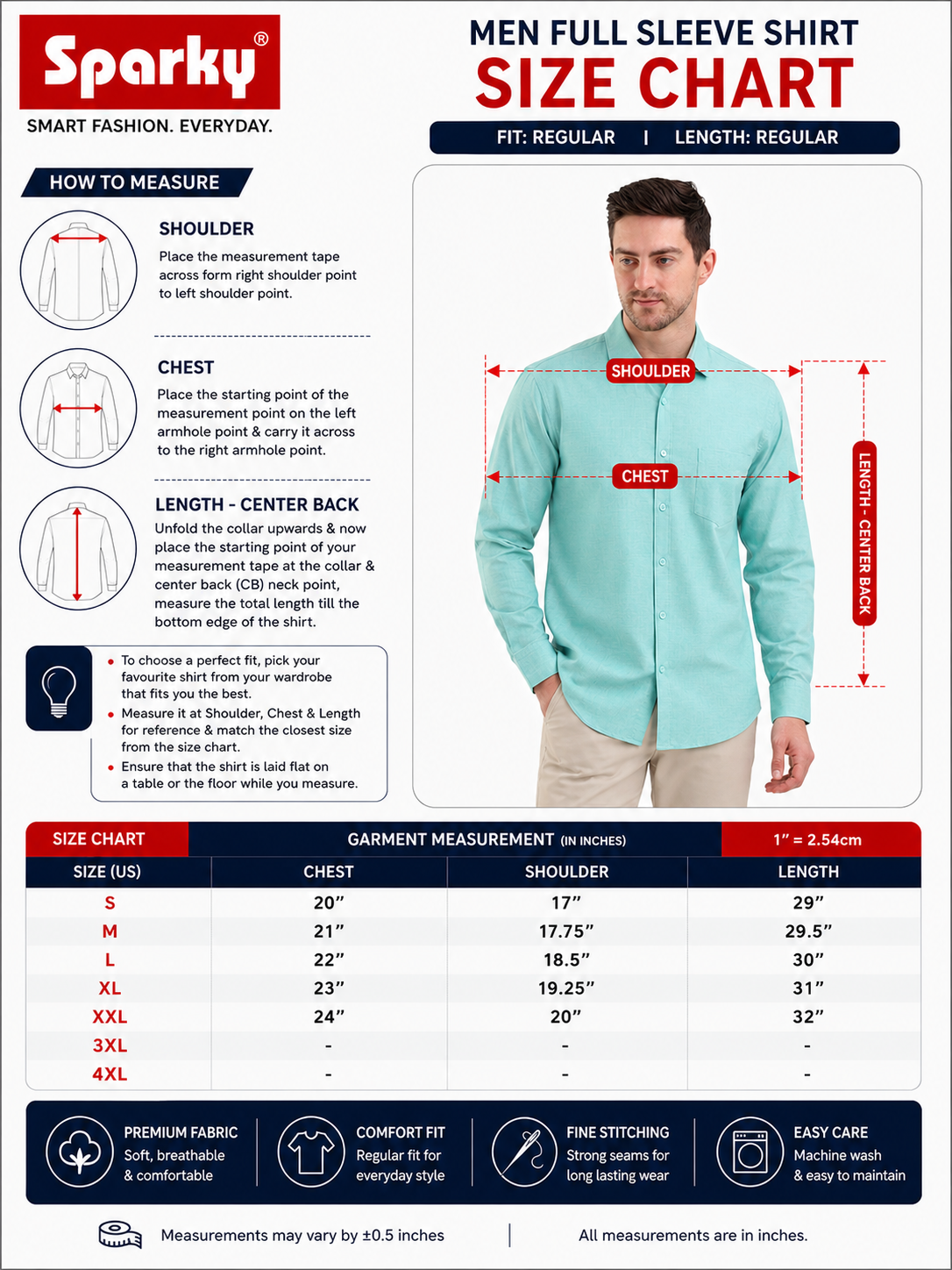 SPARKY Men Slim Fit Formal Shirt Full Sleeve | Premium Cotton Business Wear Light Green