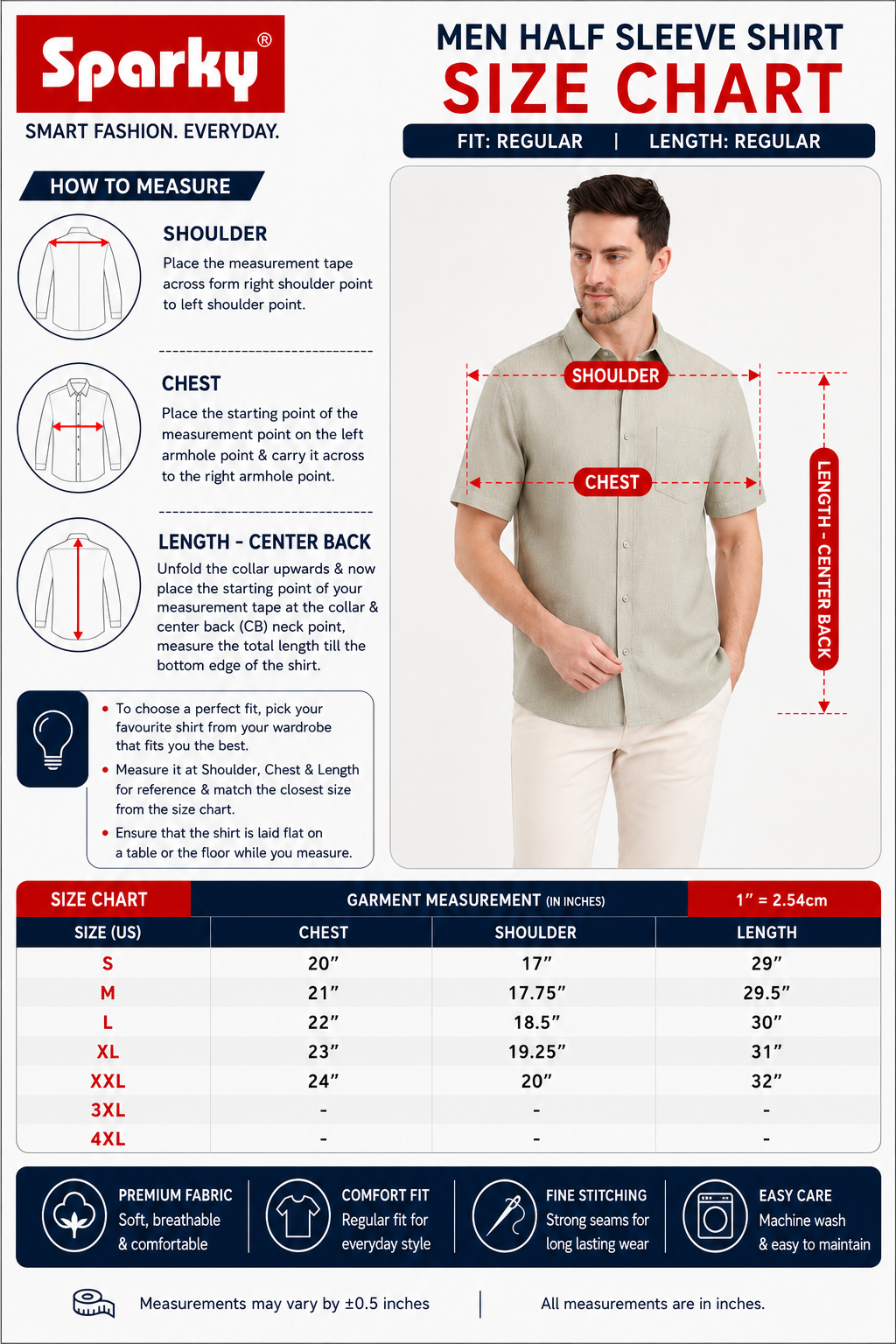 SPARKY Men Plain Formal Shirt | Office, Meeting & Casual Wear Pista color