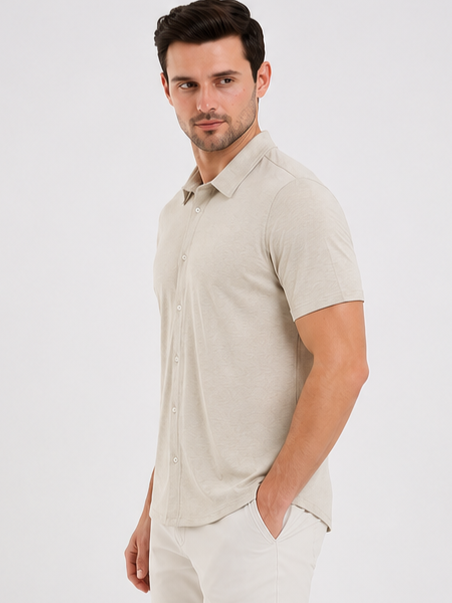 SPARKY Men Office Wear Half Sleeve Shirt | Stylish Formal Casual Look