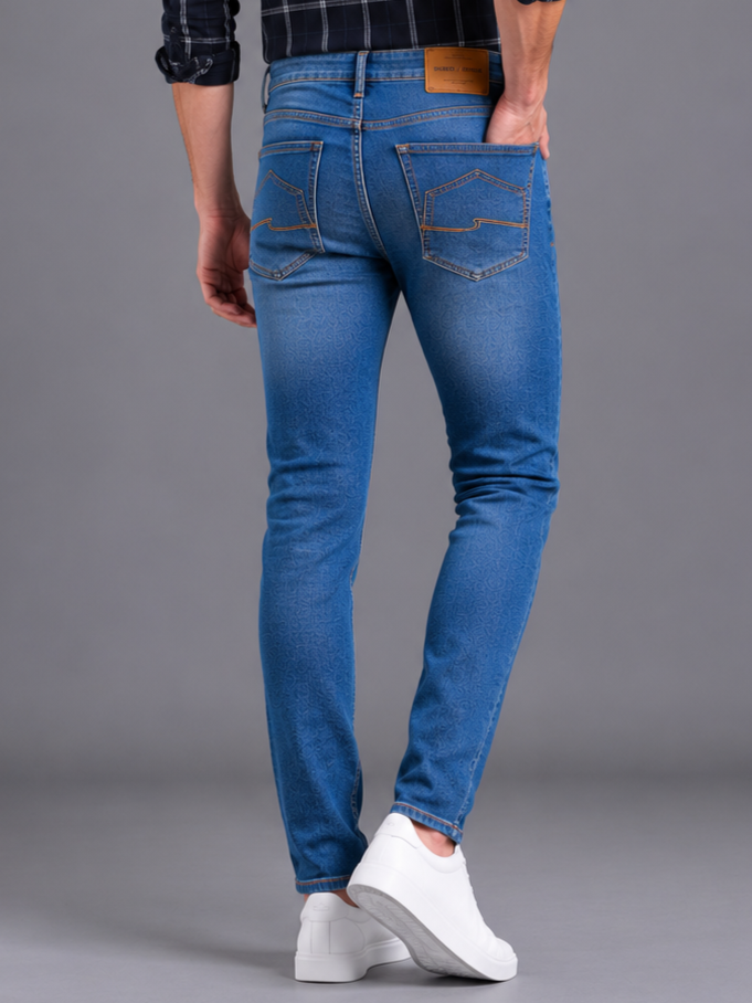 SPARKY Men Narrow Fit Denim Jeans | Stretchable Casual Wear | Stylish Everyday Jeans