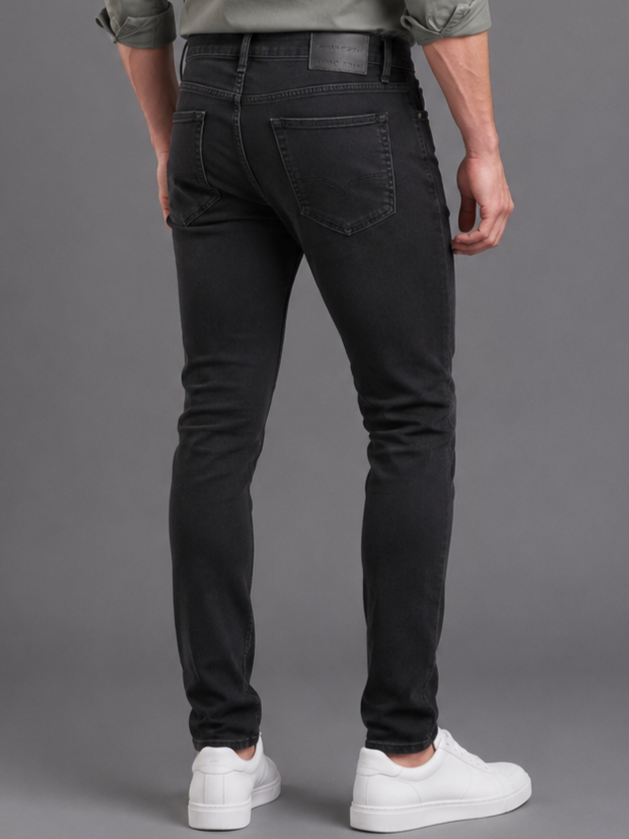 SPARKY Men Slim Fit Washed Jeans | Trendy Casual Denim Pants