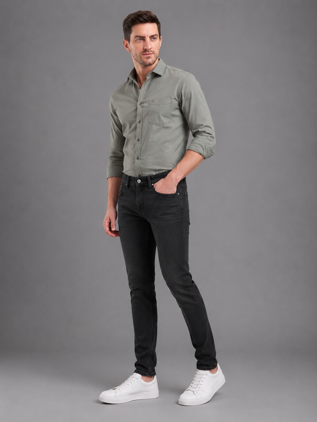 SPARKY Men Slim Fit Washed Jeans | Trendy Casual Denim Pants