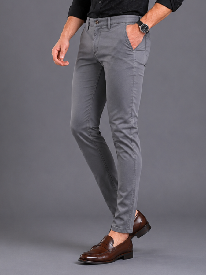 SPARKY Men Formal Trousers | Slim Fit Office Wear Pant