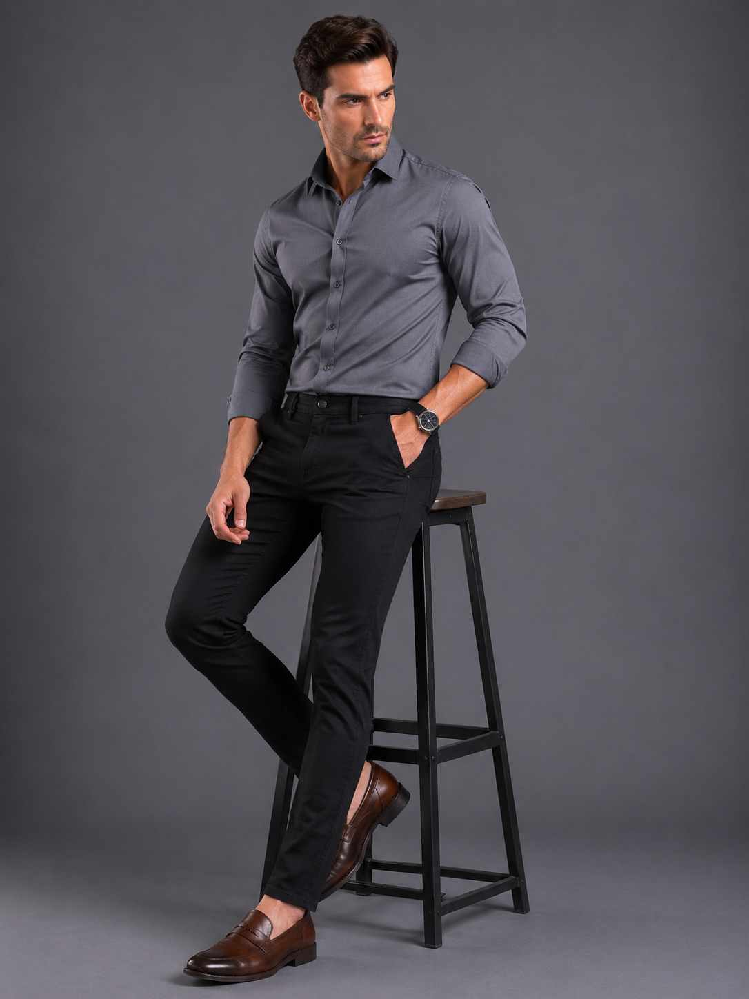 SPARKY Men Formal Office Pant | Trendy Slim Fit Trouser
