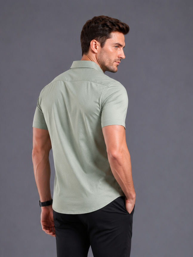 SPARKY Men Solid Formal Half Sleeve Shirt | Premium Cotton Office Wear