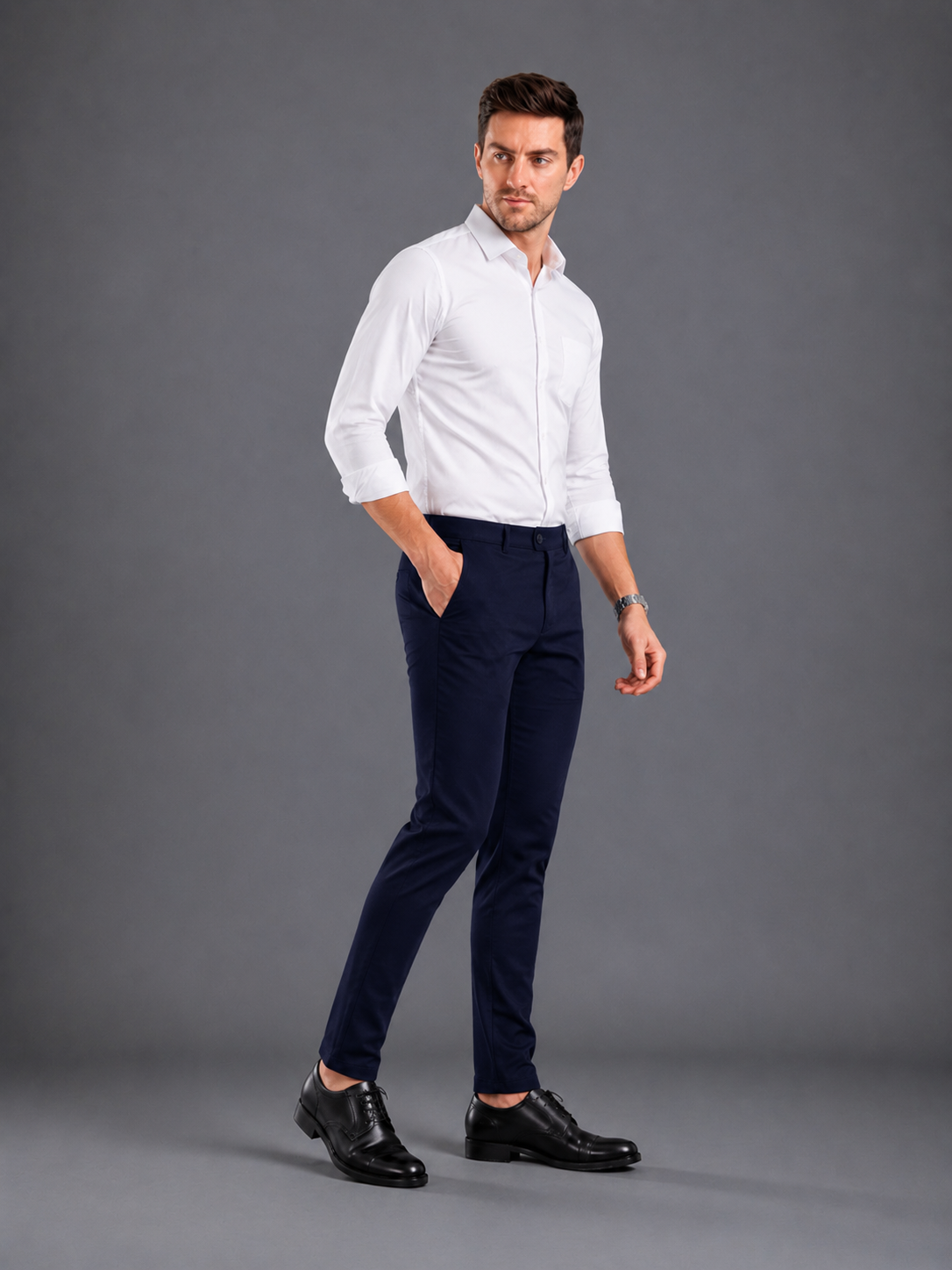 SPARKY Men Regular Fit Formal Trouser | Comfortable Daily Wear