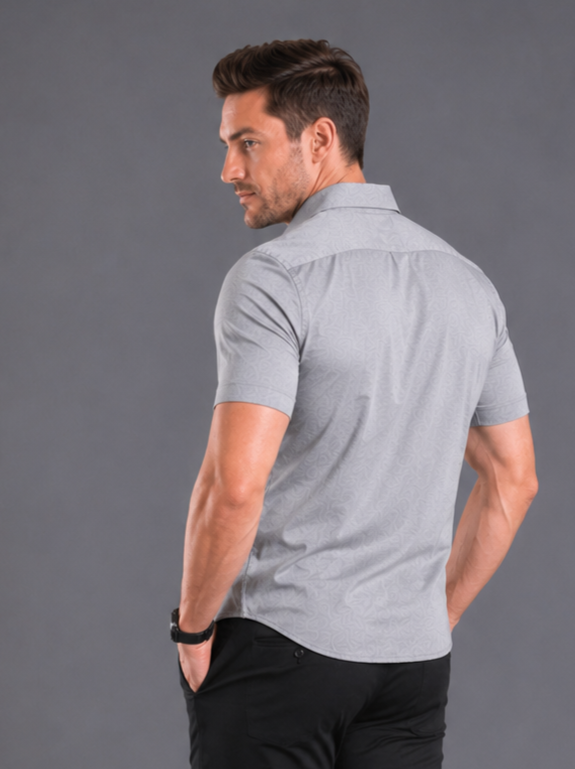 SPARKY Men Regular Fit Half Sleeve Formal Shirt | Lightweight Summer Wear