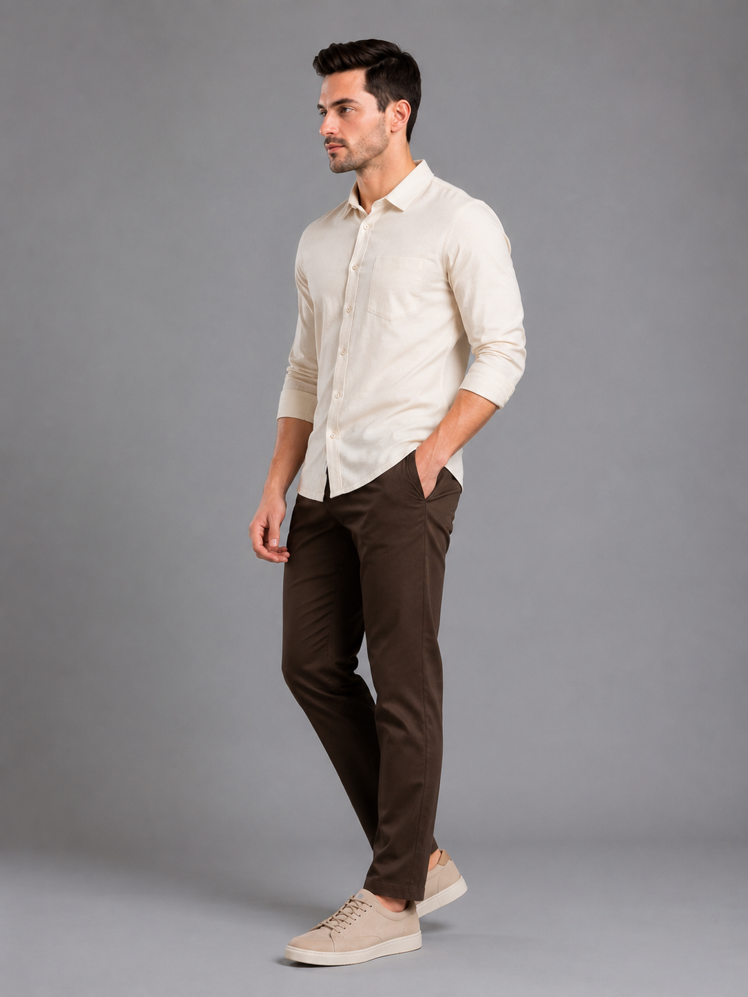 SPARKY Men Premium Cotton Casual Shirt | Stylish Daily Wear Shirt for Men