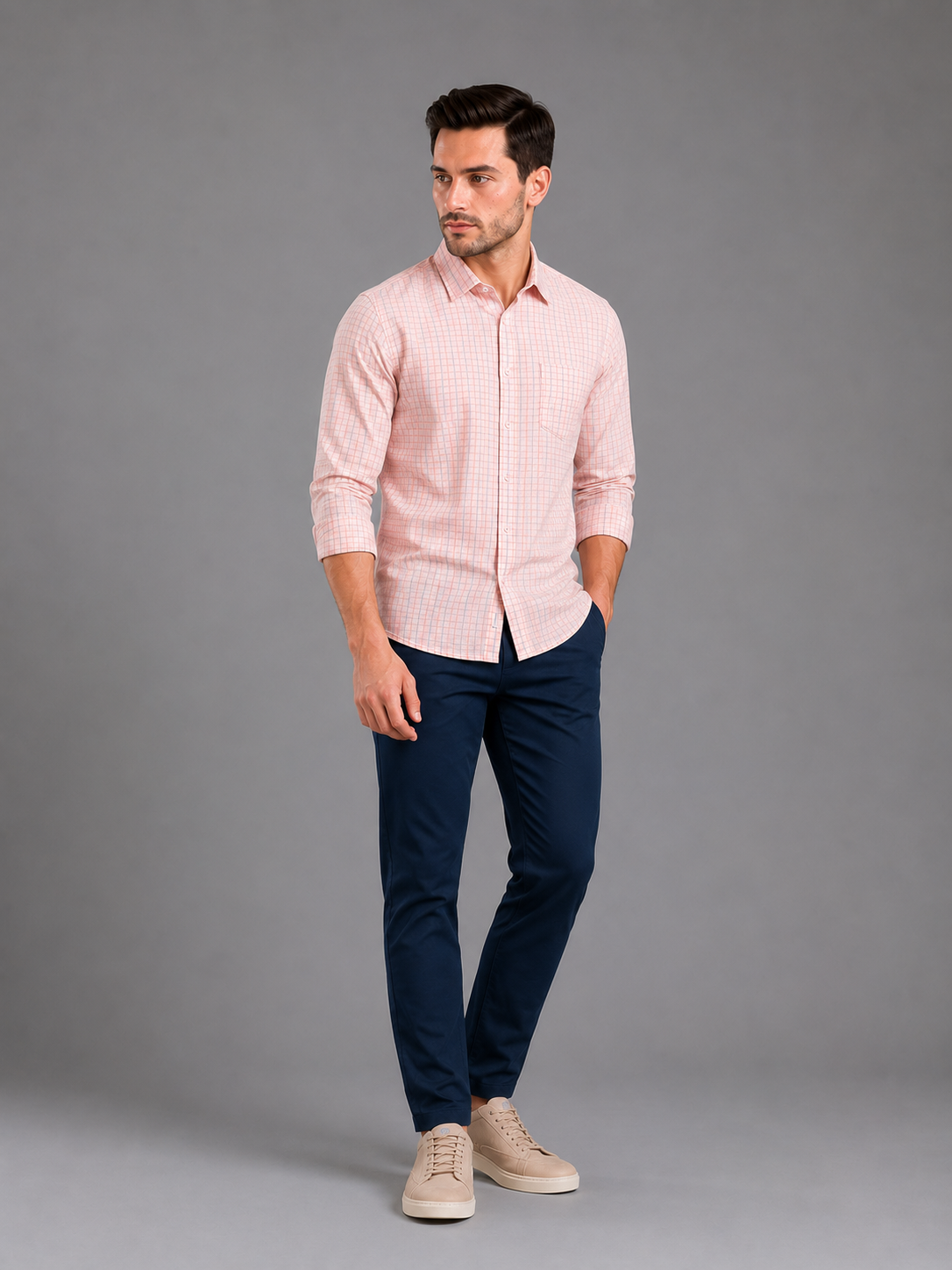 SPARKY Men Premium Casual Shirt | Cotton Fabric Smart Casual Wear