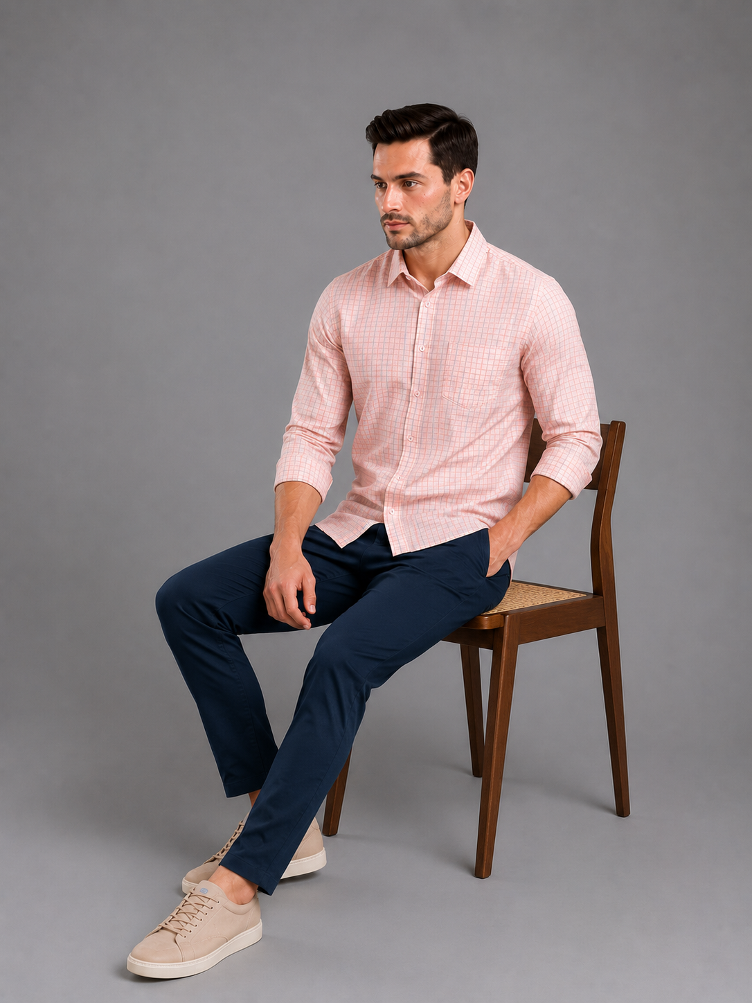 SPARKY Men Premium Casual Shirt | Cotton Fabric Smart Casual Wear