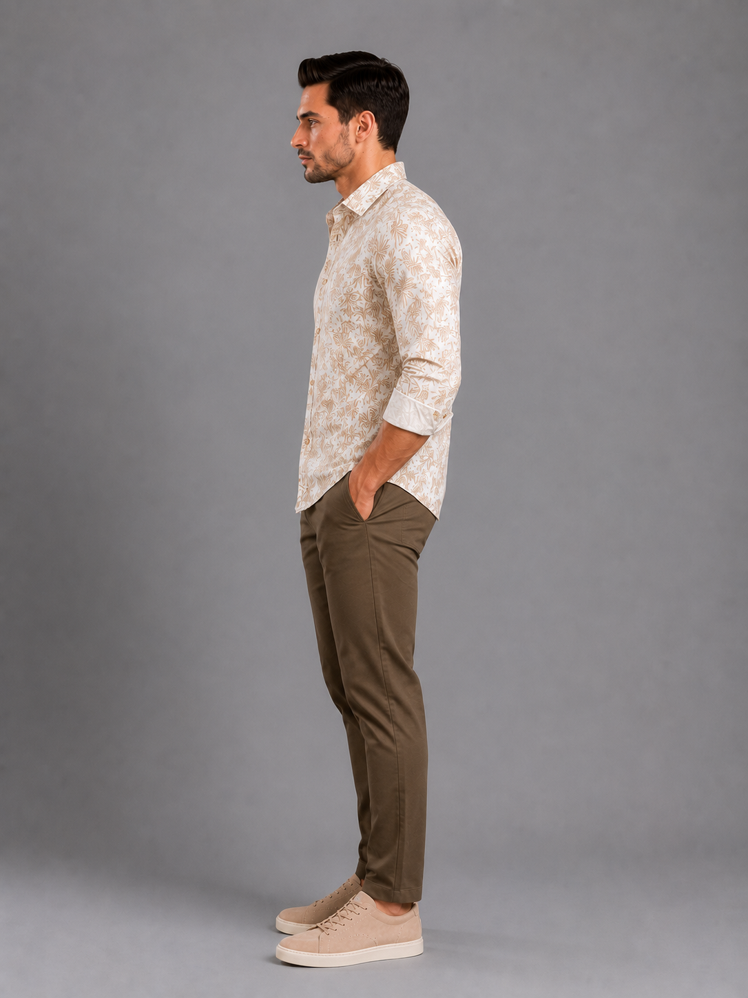 SPARKY Men Cotton Shirt | Lightweight Comfortable Casual Wear Shirt