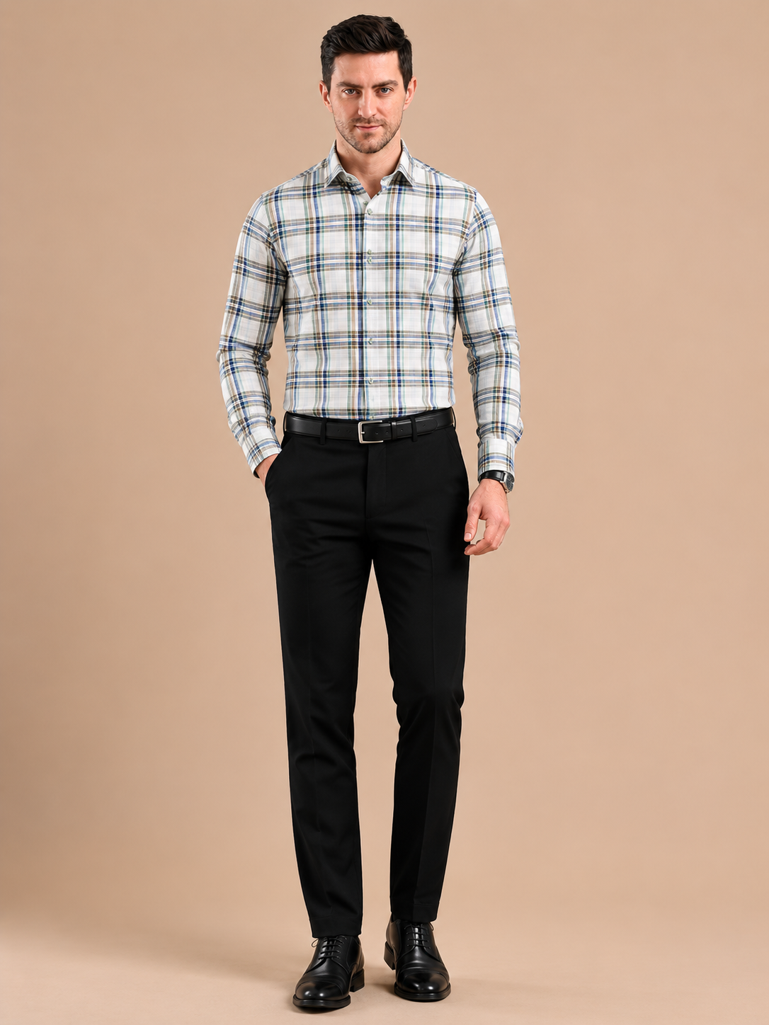 SPARKY Men Casual Cotton Shirt | Regular Fit Comfortable Everyday Wear Shirt