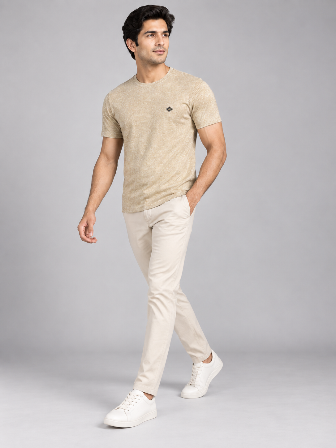 Men’s Premium Cotton Blend Half Sleeve T-Shirt
