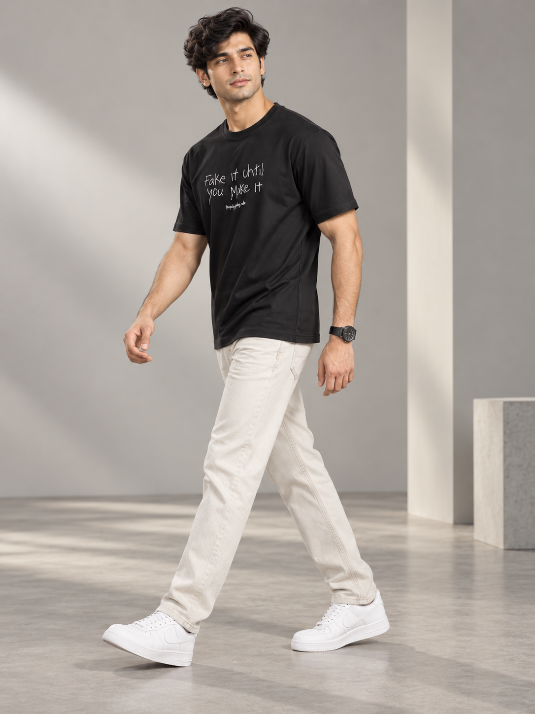 Men’s Premium Cotton Blend Half Sleeve T-Shirt
