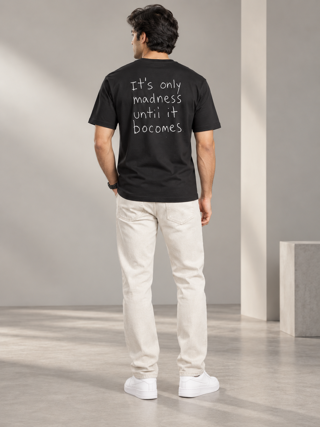 Men’s Premium Cotton Blend Half Sleeve T-Shirt