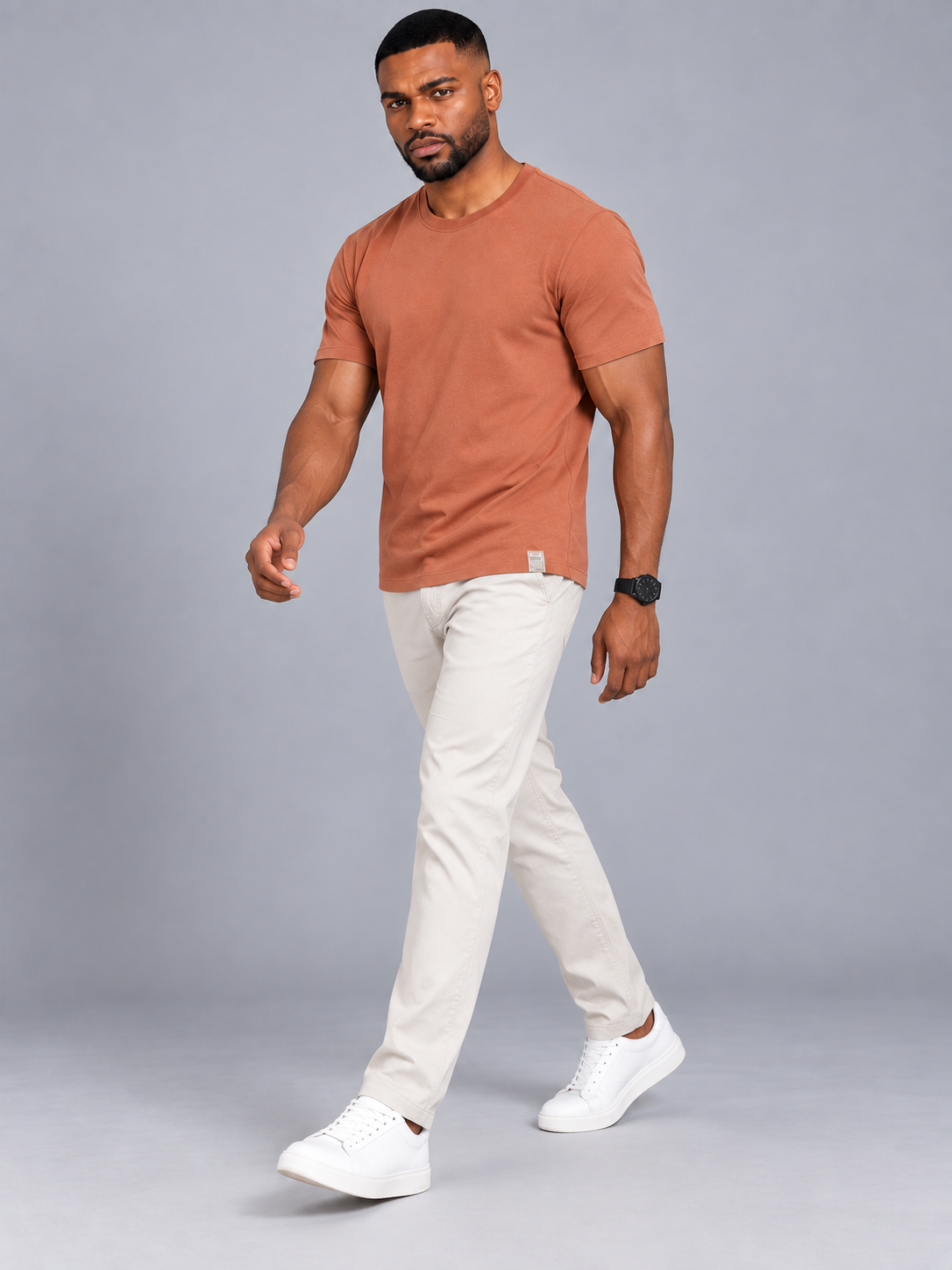 Men’s Premium Cotton Sleeve T-Shirt