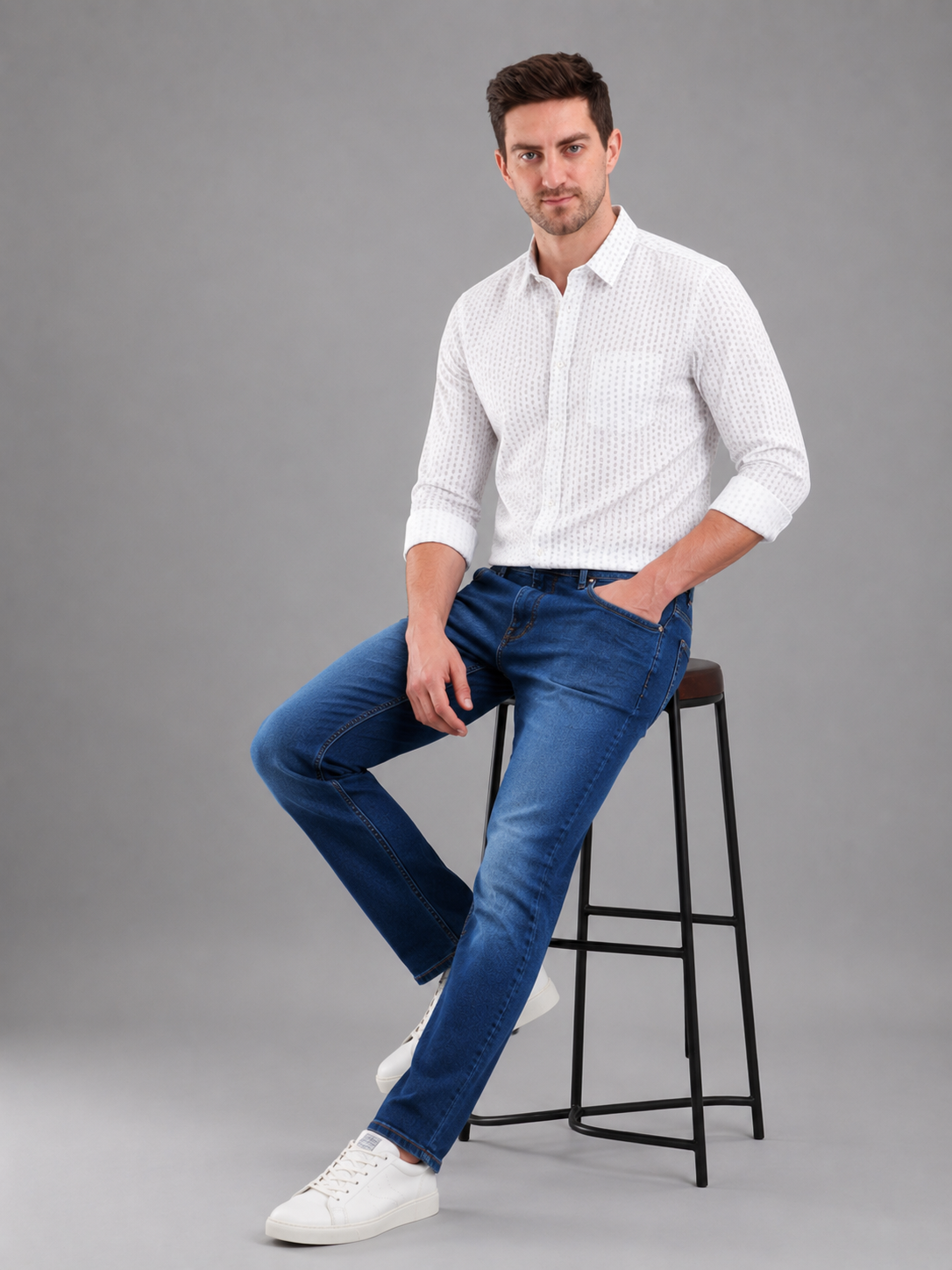 SPARKY Men's Straight Fit Denim Jeans