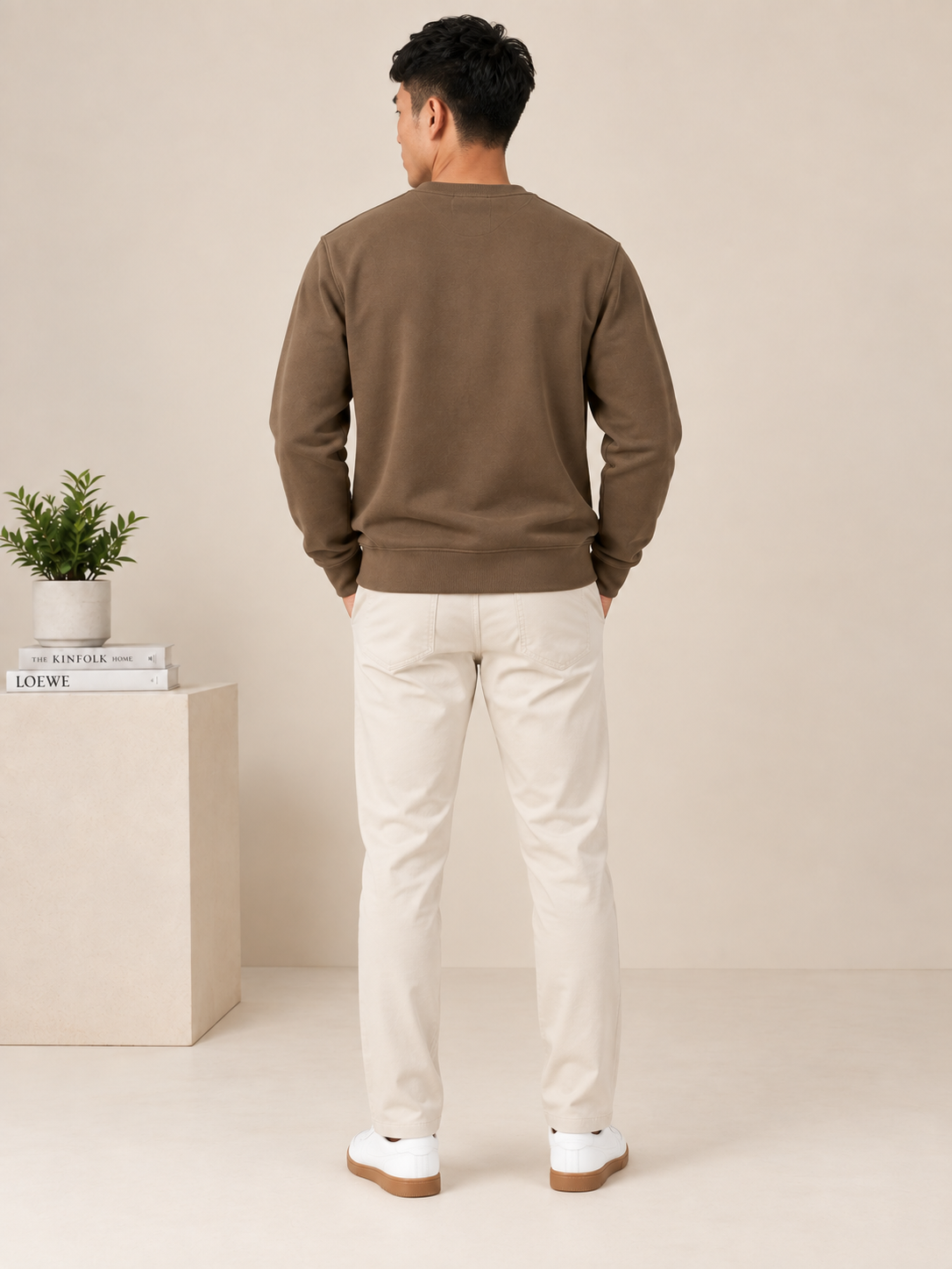 Men's Solid Full Sleeves Round Neck Sweatshirt
