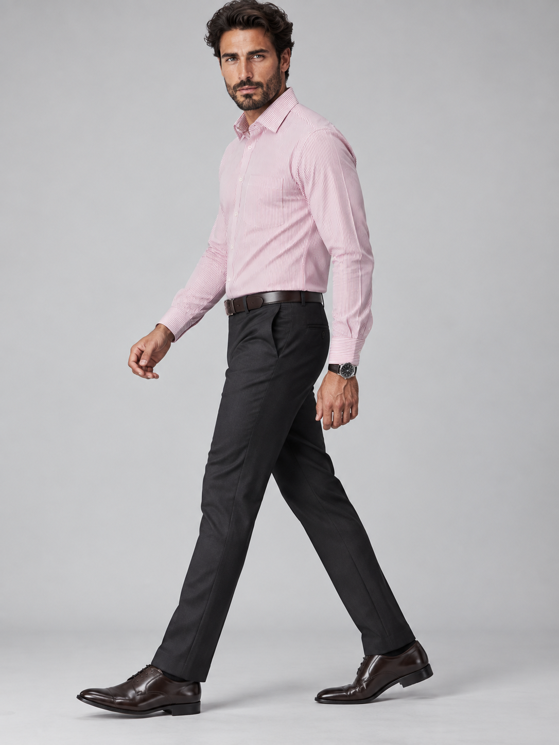 Men’s Premium Striped Full Sleeve Formal Shirt
