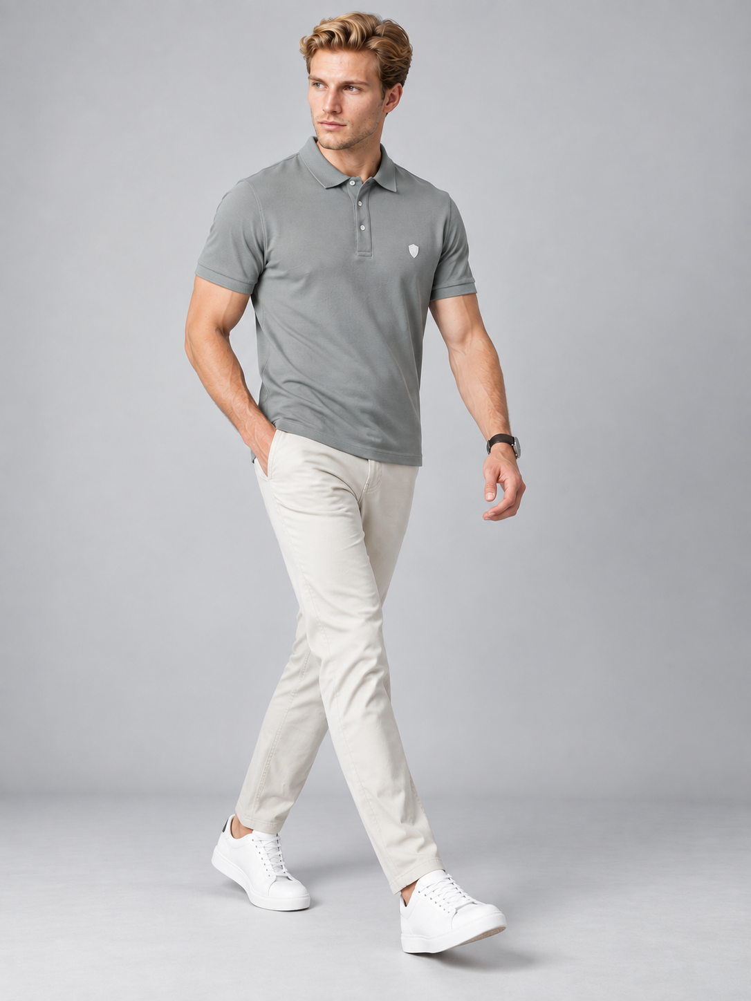 Men’s Premium Cotton Blend Half Sleeve T-Shirt