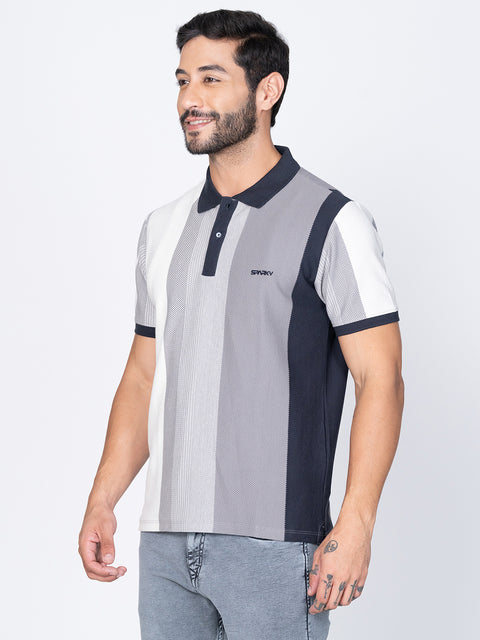 T-Shirt Vertical Sport Santa Marina Homme Taille L - Coton, Bleu Aqua