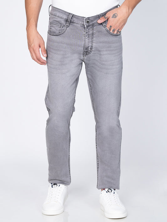 Men Narrow Light Olive Denim