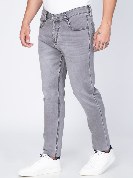 Men Narrow Light Olive Denim