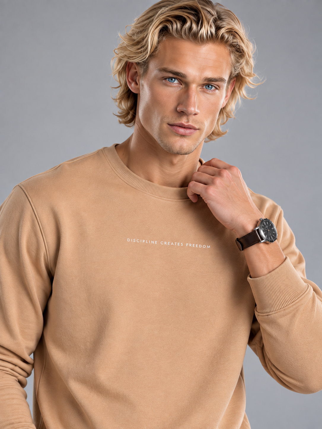 Men’s Premium Round Neck Sweatshirt