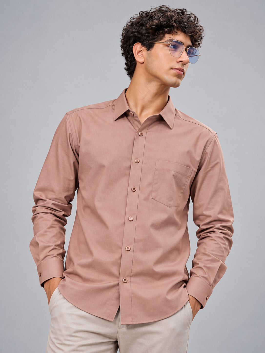 Men’s Premium Plain Casual Shirt