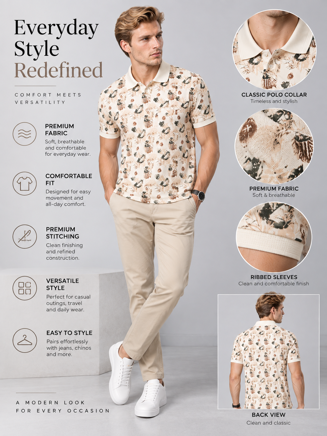 Men’s Premium Cotton Blend T-Shirt