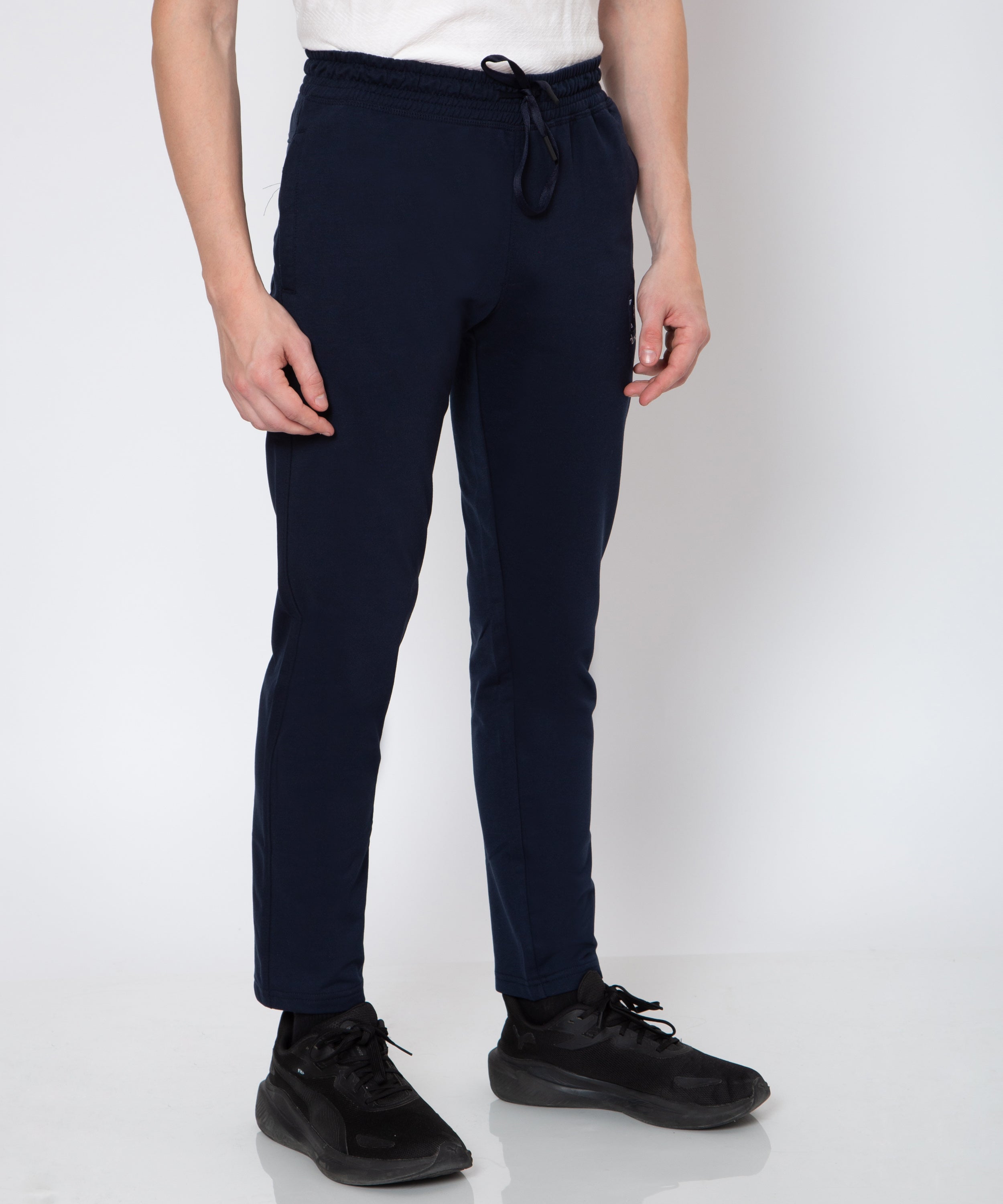 Mens Solid Navy Colour Lower