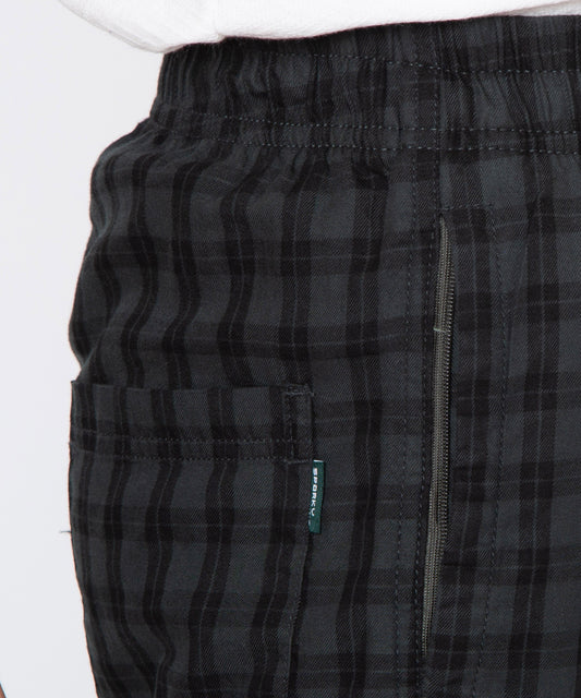 Mens Check Print Green Colour Lower