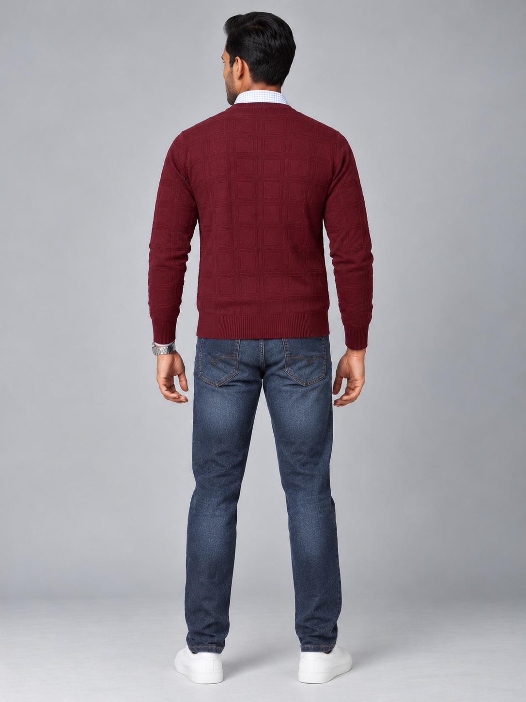 Men's Premium Full Sleeve V-Neck Sweater