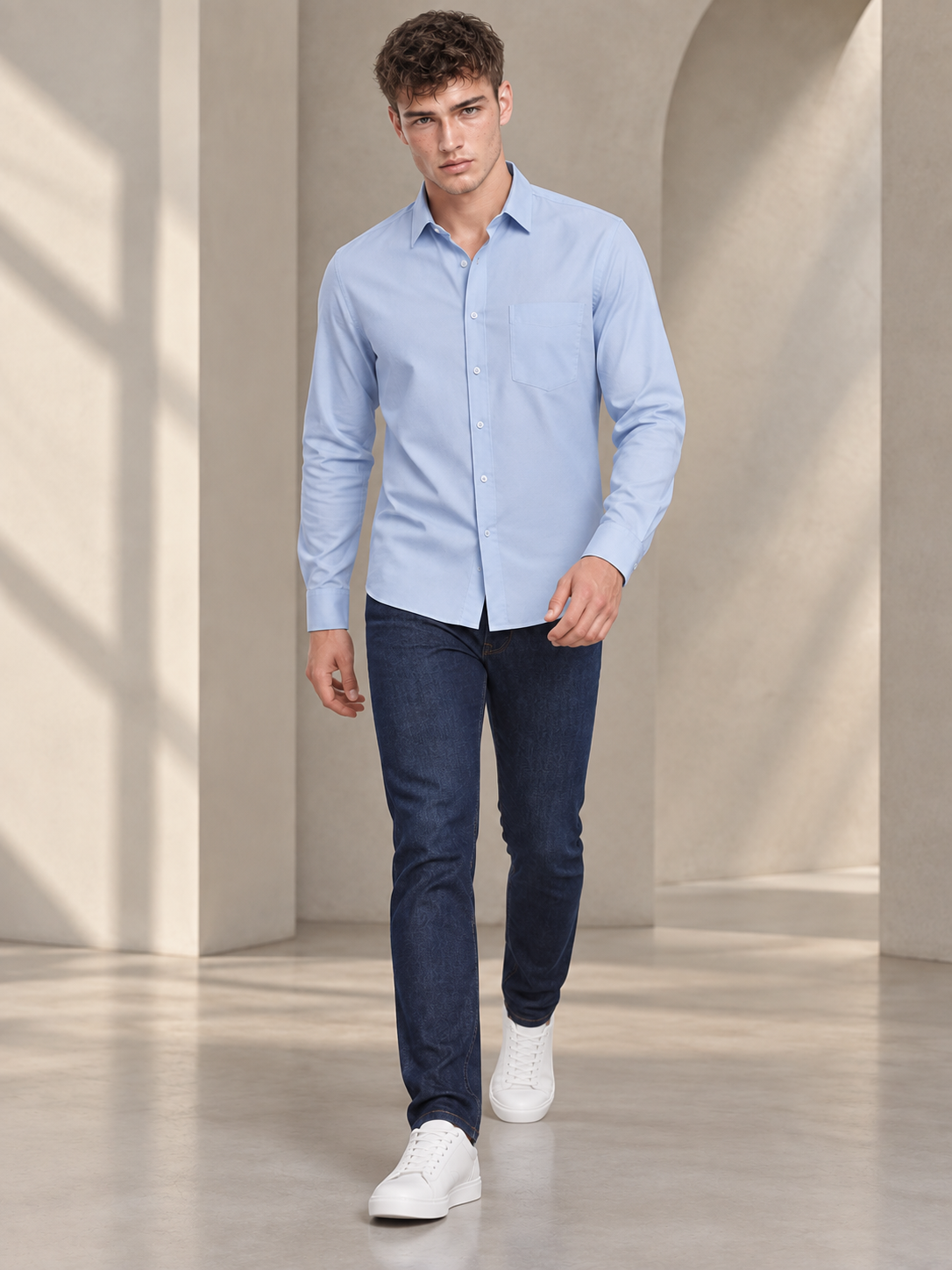 Men’s Premium Blue Shirt