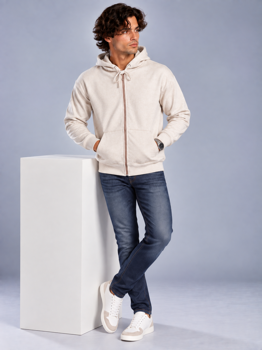 Men’s Premium Full-Zip Hooded Sweatshirt