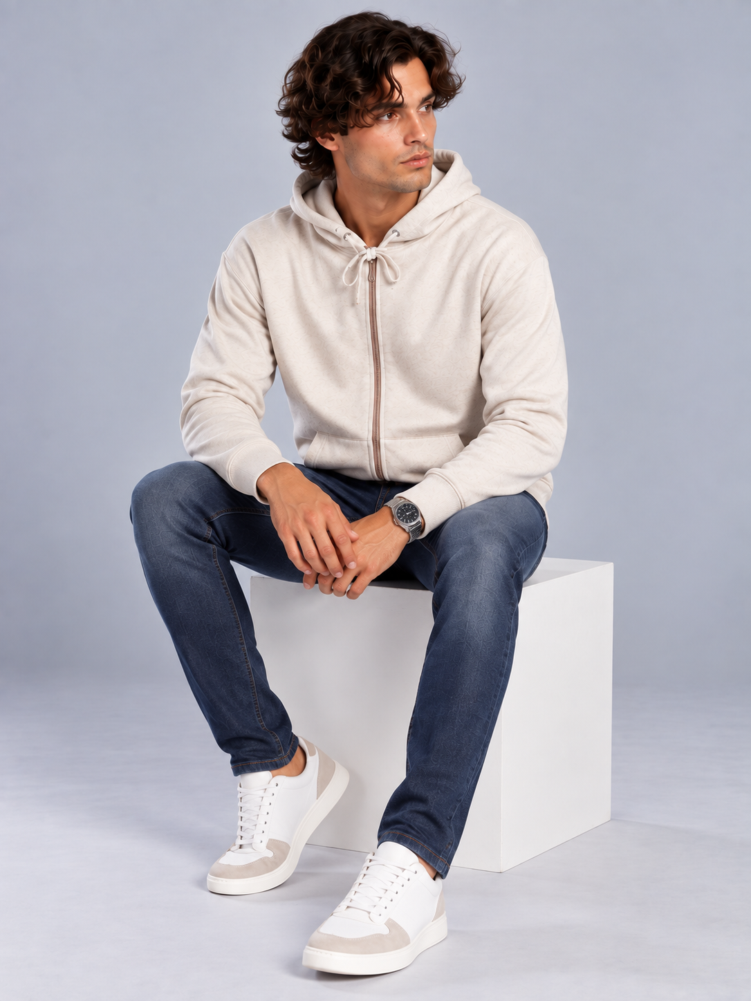 Men’s Premium Full-Zip Hooded Sweatshirt