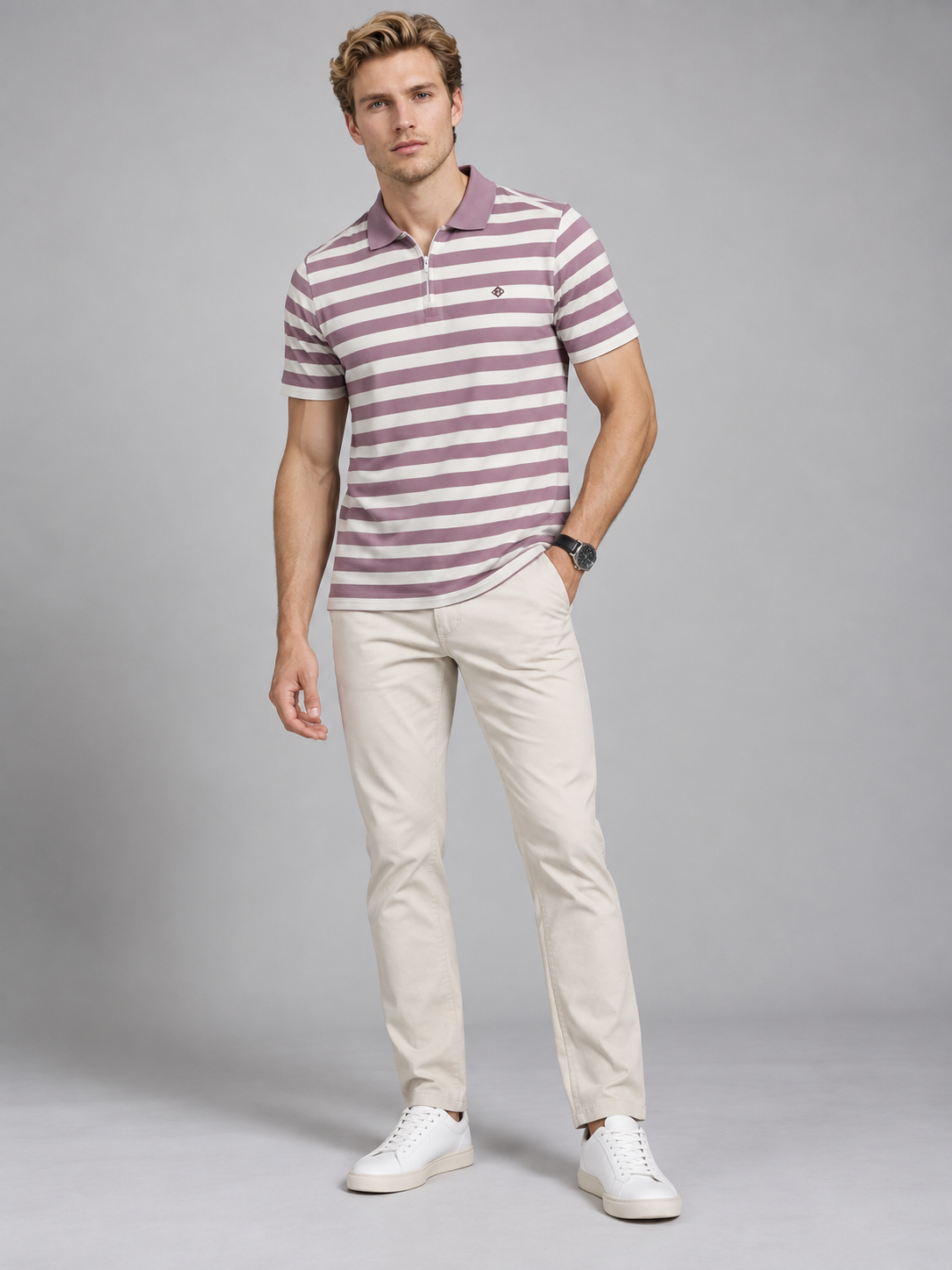 Men’s Premium Cotton Blend Half Sleeve T-Shirt