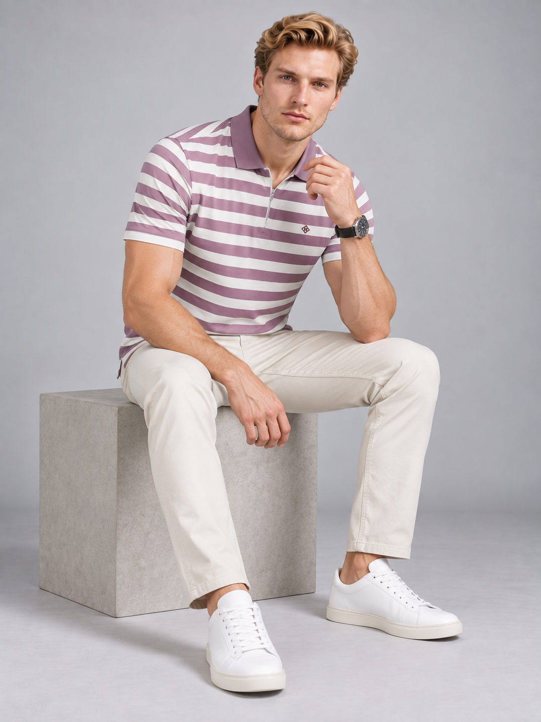 Men’s Premium Cotton Blend Half Sleeve T-Shirt